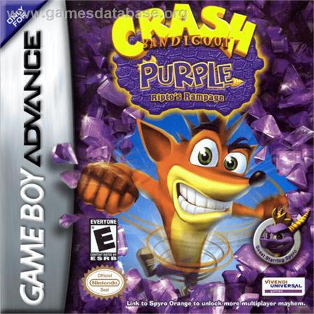Cover Crash Bandicoot Purple - Ripto's Rampage for Game Boy Advance